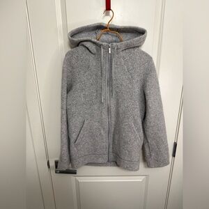 lululemon athletica Women's Light Gray Shepra Wool Blend Jacket in size 2